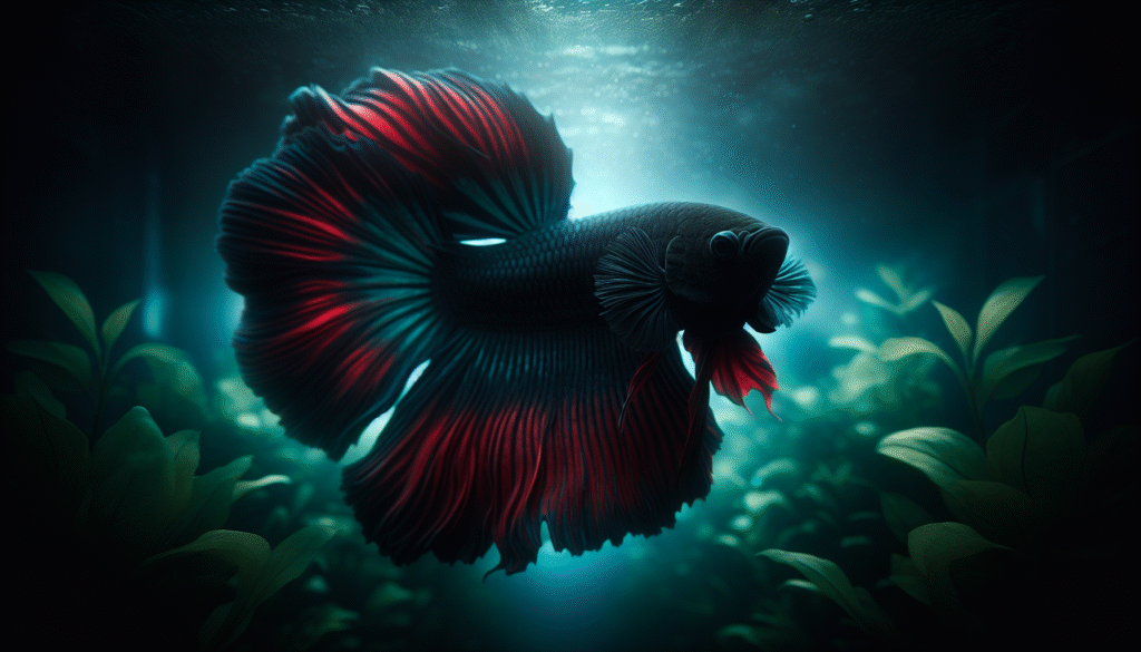 Betta Black Devil