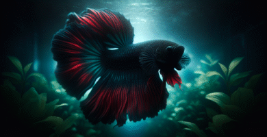 Betta Black Devil
